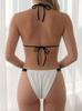 European & American 2026 Women's Sexy Two-Piece Bikini Set - High-End Feel Cross-Border Swimwear