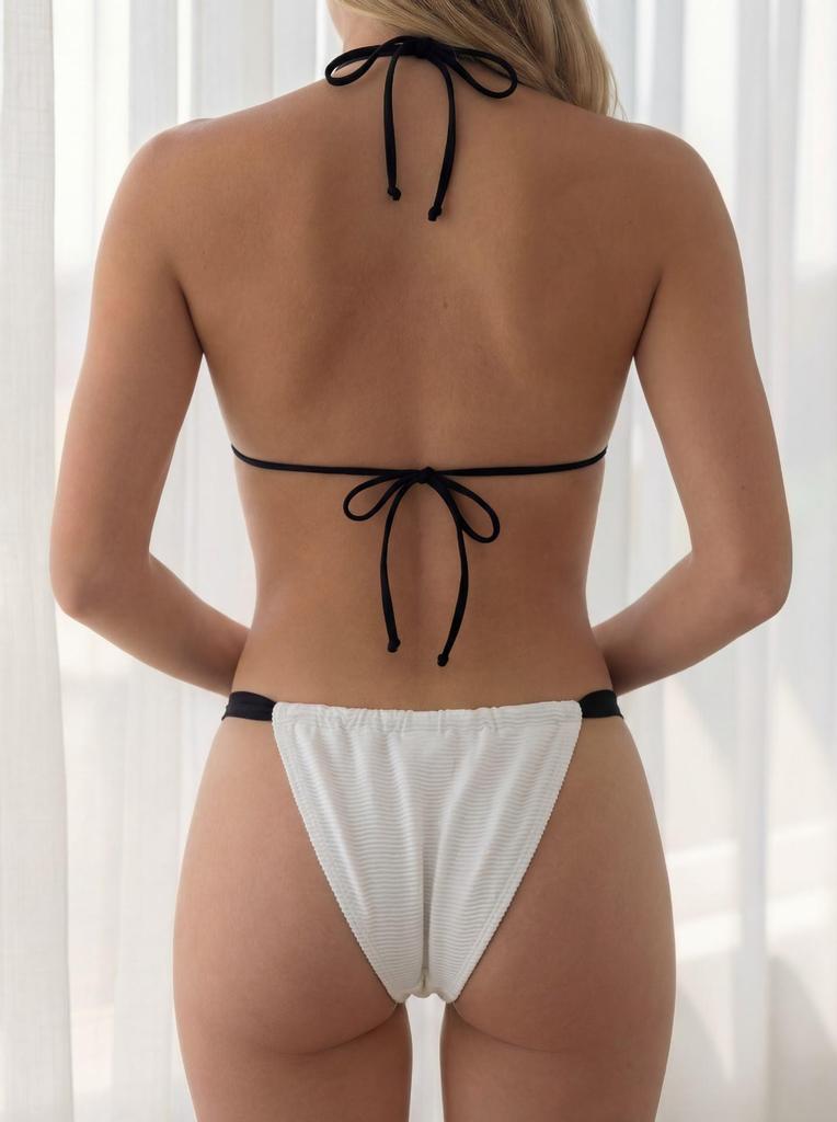 European & American 2026 Women's Sexy Two-Piece Bikini Set - High-End Feel Cross-Border Swimwear