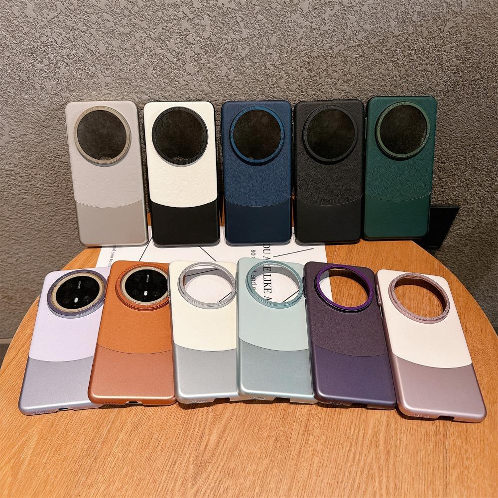 Nappa Leather Phone Case For Huawei Mate 60/50 Pro/Mate30/Pura 70 Pro/P80 Ultra Luxury Shockproof Trendy Protective Cover