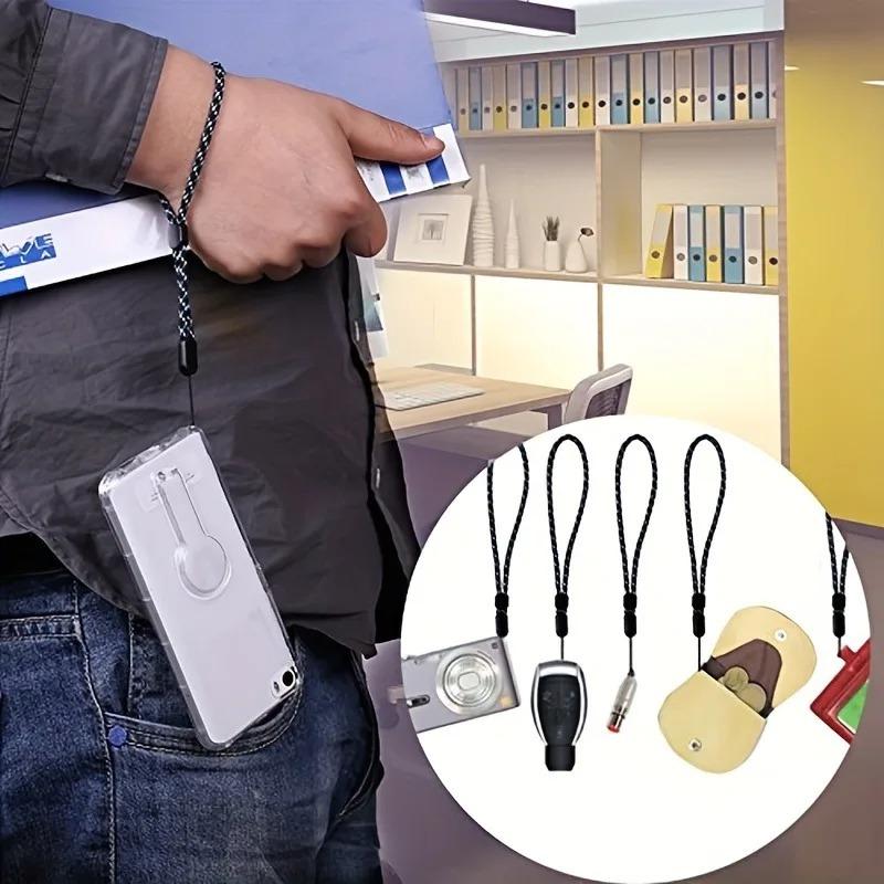 2PCS Mobile Phone Lanyard Adjustable Wrist Short Rope Anti-loss Mobile Phone Chain Mobile Phone Shell Pendant Jewelry Wrist Rope