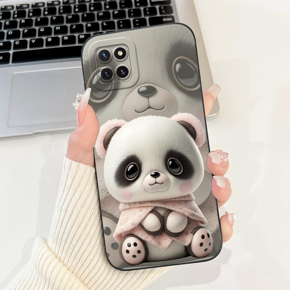 For Samsung Galaxy Note 10 Lite A81 Lens Protective Phone Case On Samsung Note 10lite SM-N770F Lovely Pattern Soft Silicon Cases