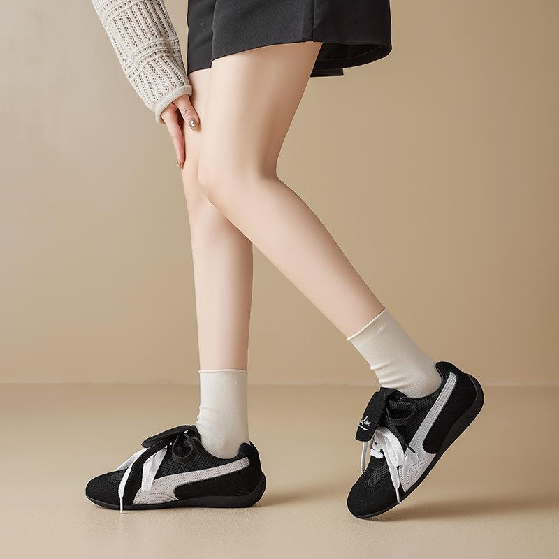 Augustine sports and leisure shoes women's 2025 summer new models with skirts ballet training shoes soft-soled Forrest Gump shoes tide