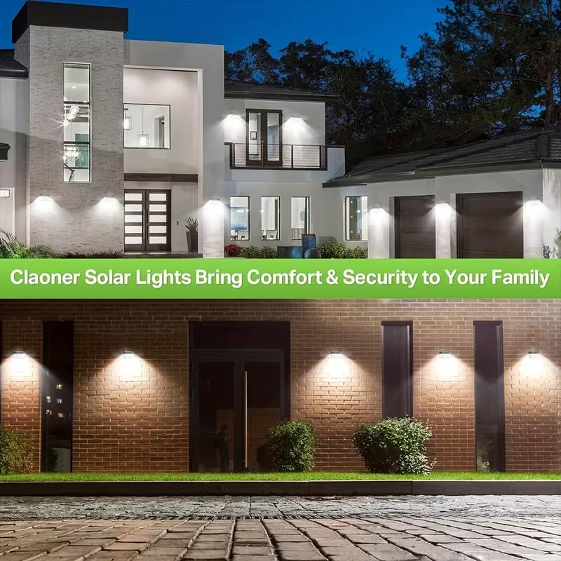 576 LED Reflektor Solar Wandleuchte Außen Bewegungssensor 270° Weitwinkel Scheinwerfer 3 Modi Solare Straßenleuchten für Terrasse Garage