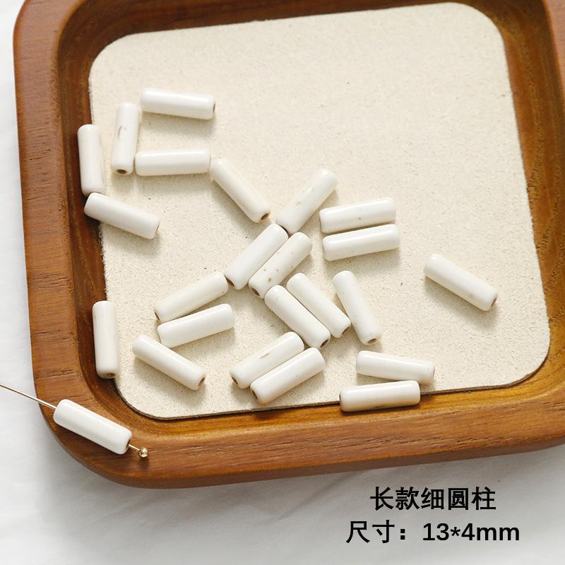 

10 шт., белая бирюзовая имитация трехмерного черепа, голова морской звезды, прямое отверстие, расшитая бисером прокладка, материал браслета «сделай сам», кулон