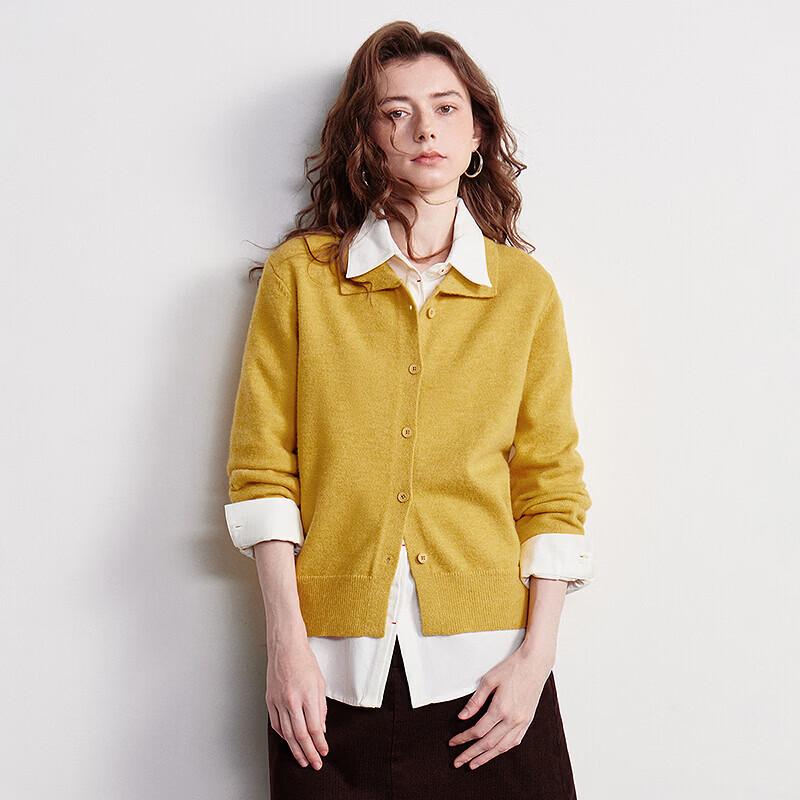 Cardigan Polo Tricoté Rétro pour Femme Chuyu