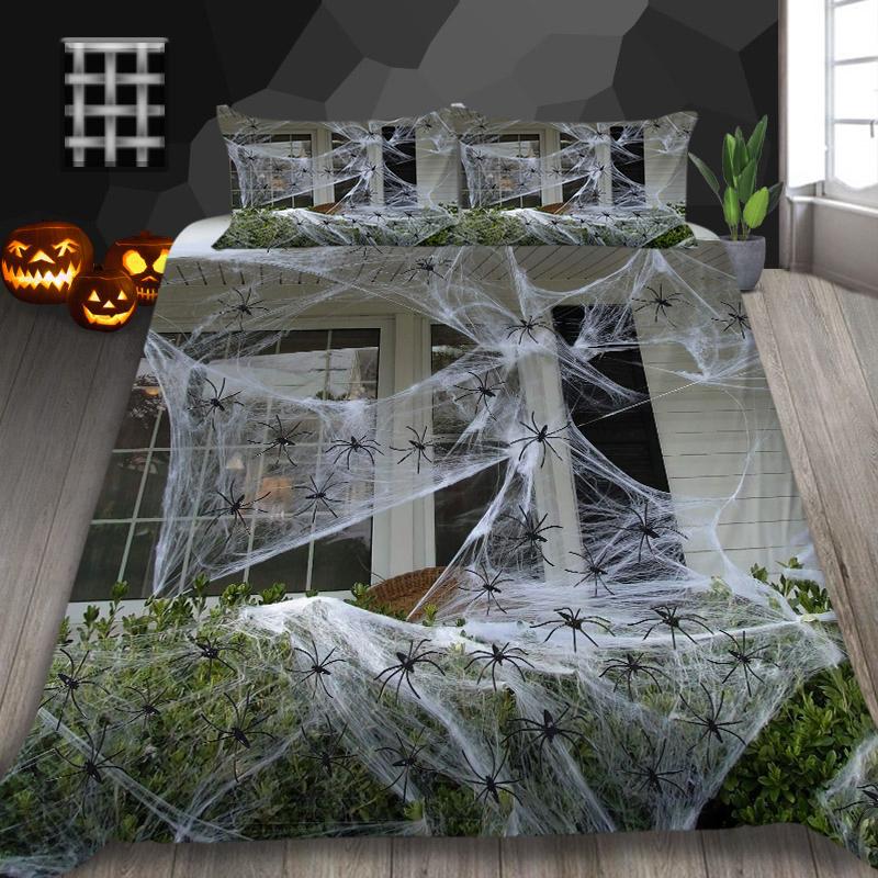 Halloween Home Textiles 3D Printed Duvet Cover Set Luxury Quilt Cover Microfiber Polyester King Queen Size Duvets Bedding