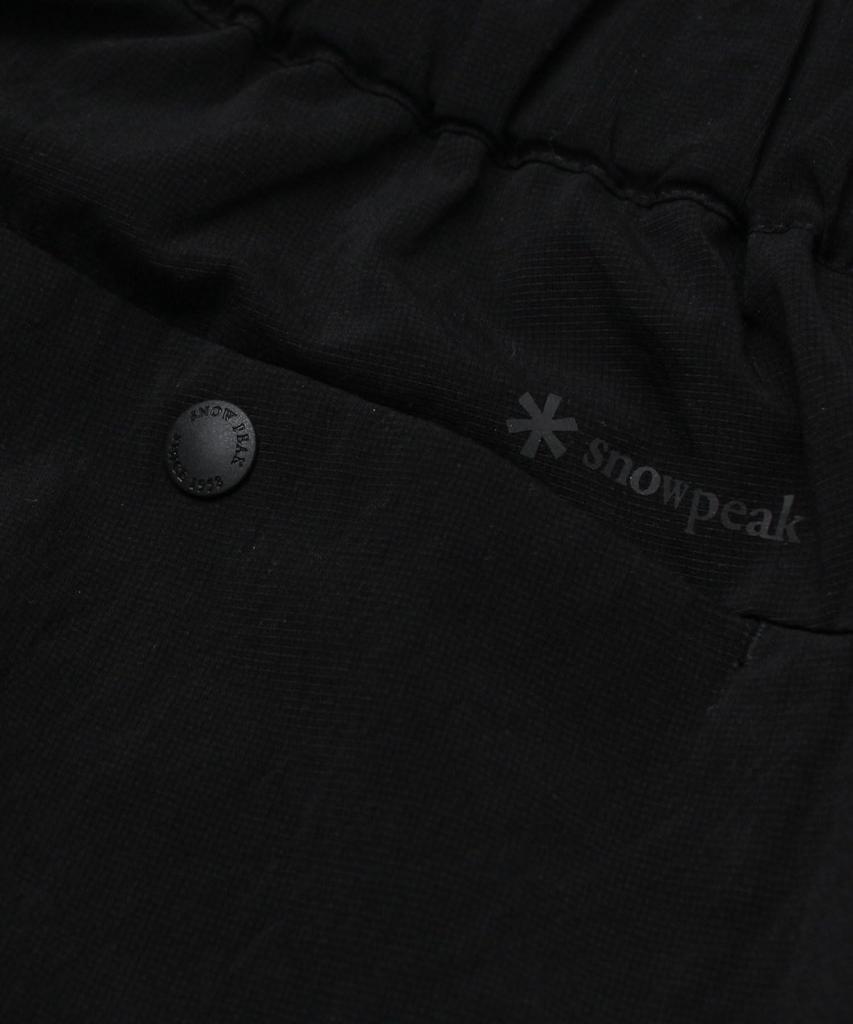 Snow Peak Breathable Quick Dry Pants Pants Long Pants BLACK S PA-25SU016 Men's Women's