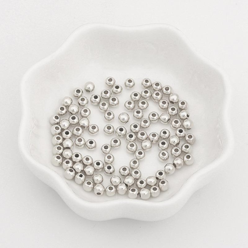 

Круглые пластиковые бусины CCB для изготовления украшений своими руками - 6/8/10 мм 4mm diameter, 1.2mm hole, 300 pcs/bag