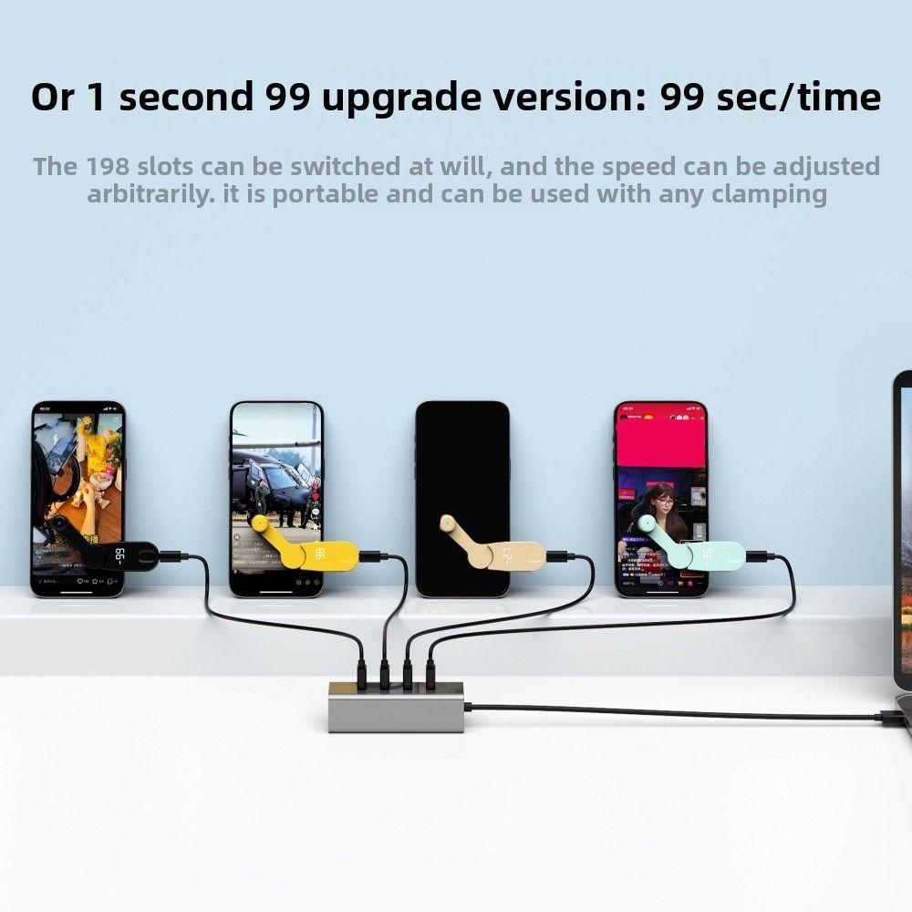 USB Interface Auto Screen Clicker Mini Mobile Phone Screen Clicker Screen Tapper  Cell Phone