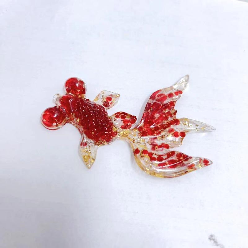 Creative Artificial Fish Turtle Dolphin Jewelry Beautiful Koi Fish Turtle Dolphin Natural Crystal Fish Table Car Home Decoration Gift for Friends