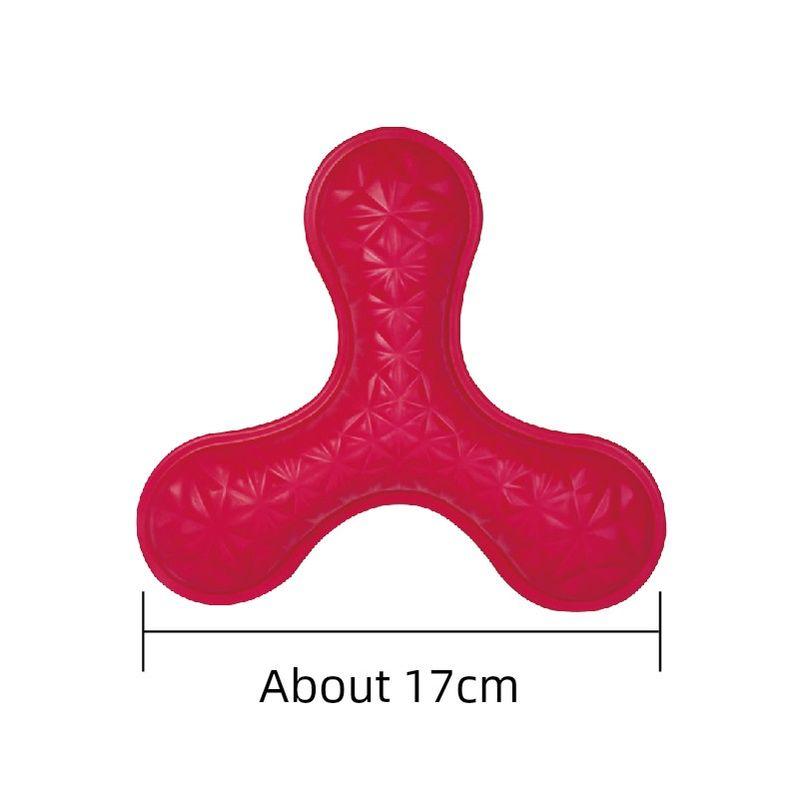 

Dog Toy Eva Floating Water Plate Border Collie Shiba Inu Pet Flying Saucer Training Dog Toy Floating Water Pet Supplies Red Triangle