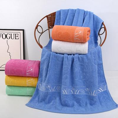 1pc 100% Cotton Bath Towel Ultra-Soft High Absorbency Lightweight & Portable for Home, Travel, Beach - Modern Luxury Bath & Swim Towel, Holiday Gift,