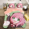 ese Anime Duvet CoverSpy Family Bedding CollectionSpy Funny Anya Quilt Cover With Pillowcase SingleDoubleQueenKing