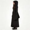 Gotisches Vampir Cosplay Mittelalterliches Langes Kleid Hexe Schwarz Neues Langes Gewand Halloween Party Rollenspiel Kostüm