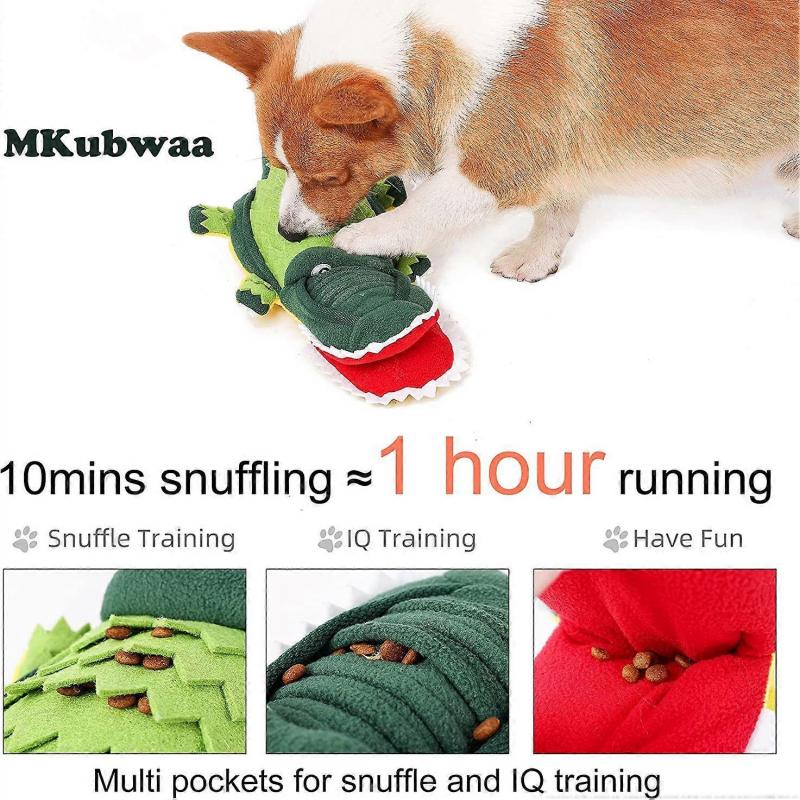 Dog Squeaky Educational Snuffle Toys,  Colorful Dog IQ Chew Toys, and Puppy Toys, Cute Interactive Plush Puzzle Toys, Birds In Tree Stump Hunting and 