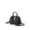 Heart motif leather handbag, small size