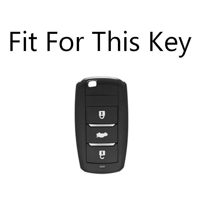 Zinc Alloy Car Key Case Cover For Changan Cs35Plus Cs35 Cs15 Cs75 Cs95 Cx20 Cs1 Cv1 Alsvin V7 Raeton Cs55 Cx70 Accessories