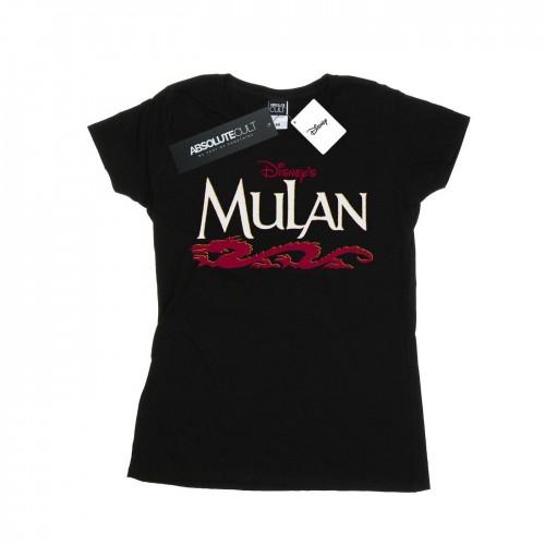 Disney Womens/Ladies Mulan Script Cotton T-Shirt