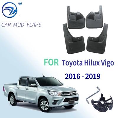 4Pcs Mud Flaps Splash Guards For Toyota Hilux Vigo 2016- Front and Rear Mudguards Fender Accessories