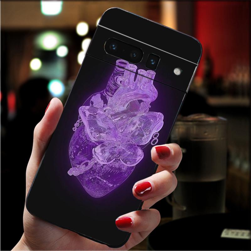 

Phone Case For Google Pixel 10 9 Pro XL 9A 8 7 6 Pro Pixel 8A 7A 6A Pixel 8 7 6 5 Purple Aesthtic Case Google Pixel 9a