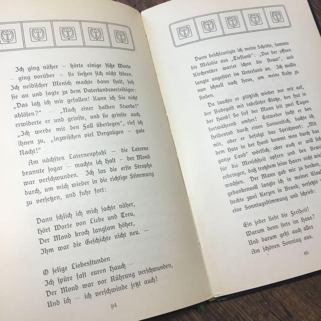 [USED] Foreign books, German, antique books, poetry collections