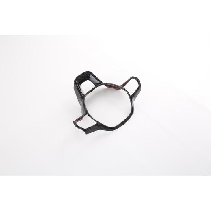Carbon Fiber Steering Wheel Lid Frame Cover Trim For  Honda CRV CR-V