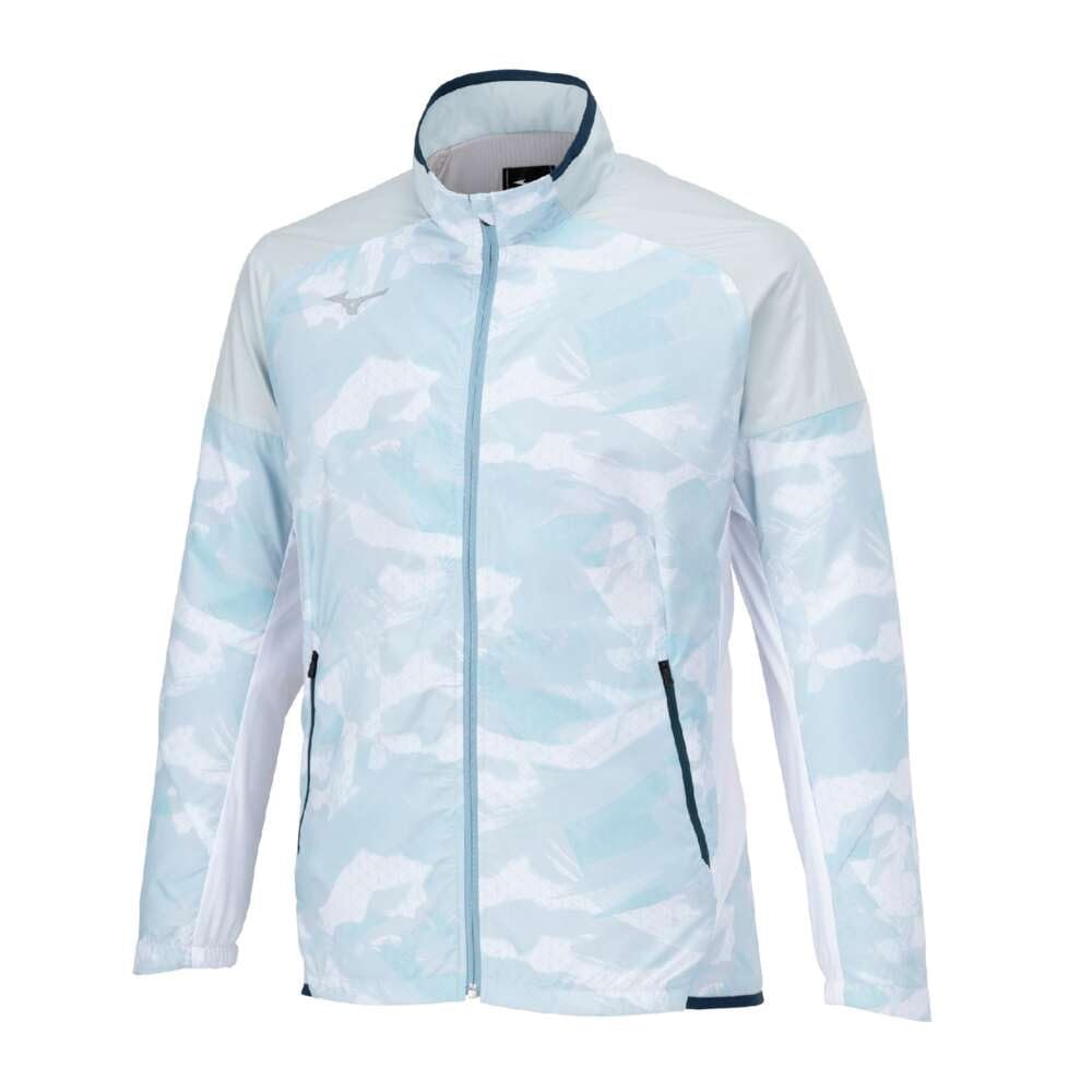 Atmungsaktiver Thermo-Wärmer Trainingsgröße S Jacke, Feuchtigkeitsableitend, Wärmeerzeugend, Wasserabweisend, Winddicht, Gebürstet, Weiß, (Produktcode 32MEB541)