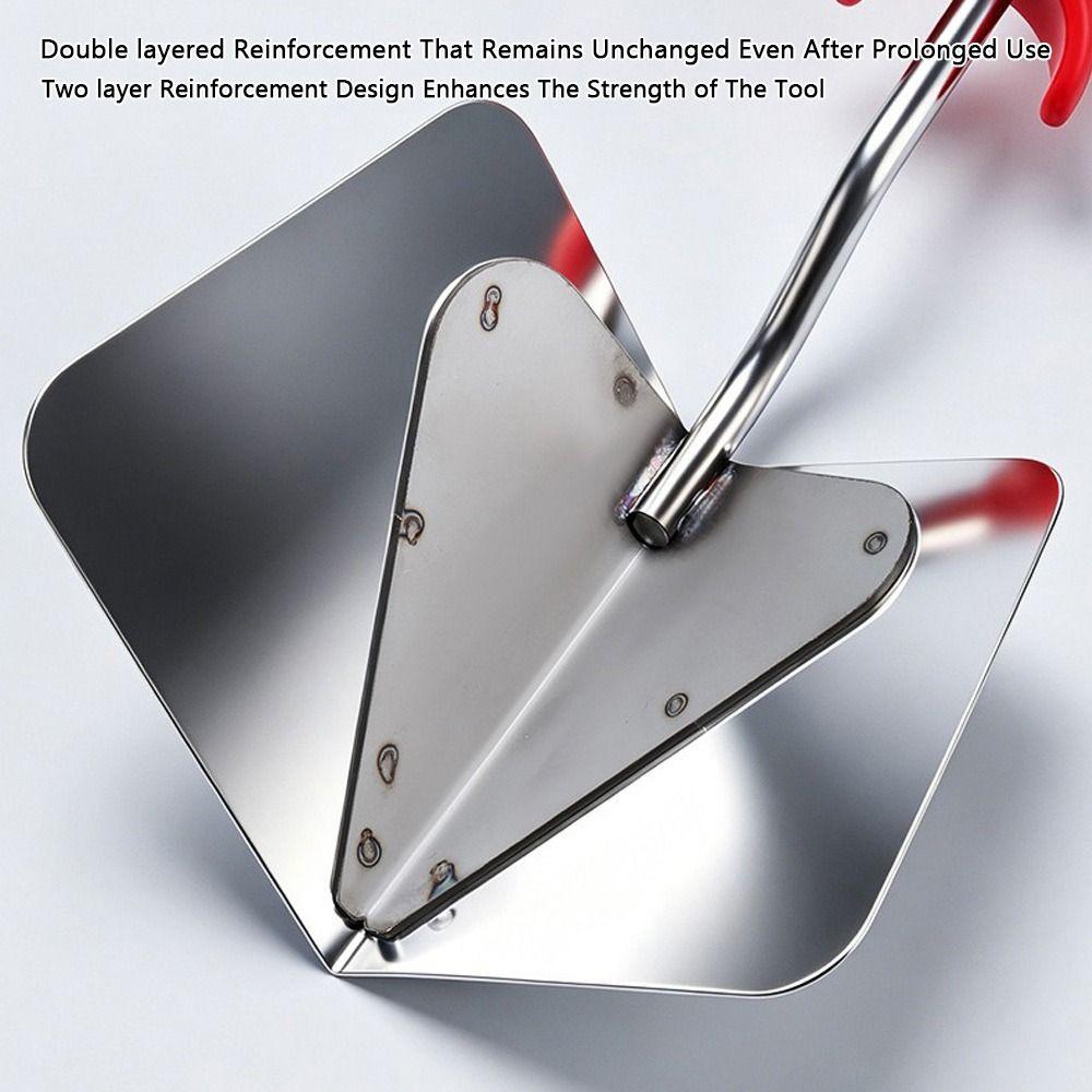 Wear Resistant Corner Trowel Stainless Steel Drywall Finisher Plaster Finishing