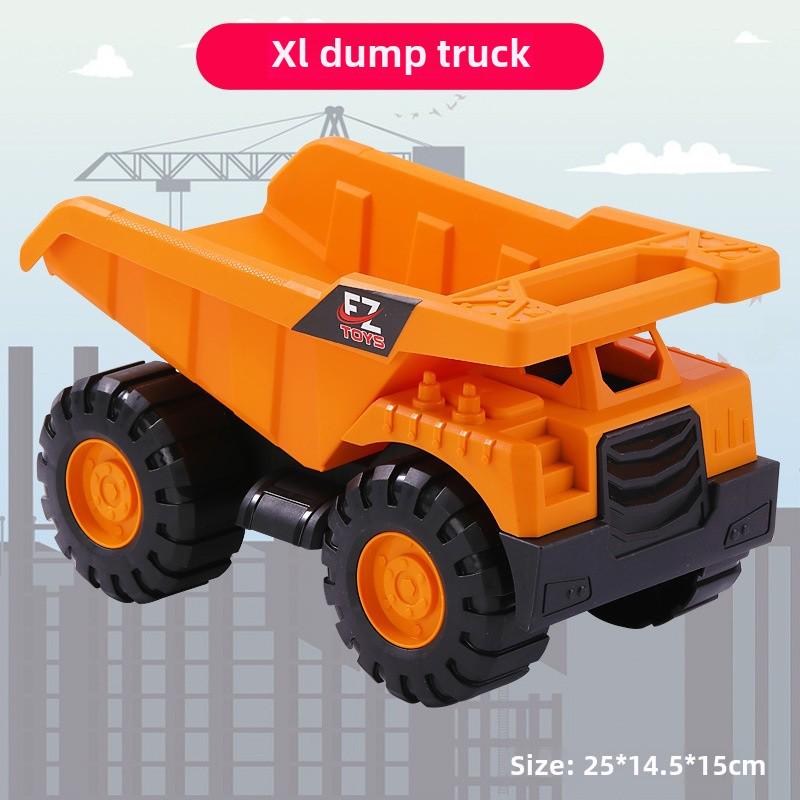 Strandspielzeug-Set für Kinder: Sandwerkzeuge, Sanduhr, Spielzeugauto und Eimer