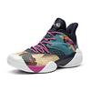 New Anta Cushioning Anti Slip And Wear Resistant Mid Top Performance Basketball Shoes Men's Yellow Green Purple 11931605-12