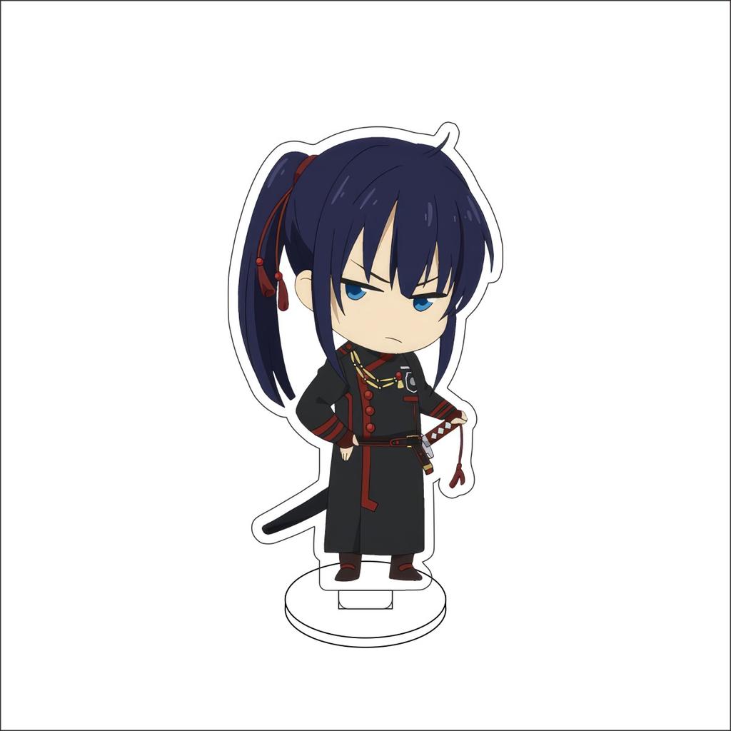 10CM Anime D Gray-man Figure Stand Model Allen Walker/Yu Kanda/Lenalee Lee/Lavi Bookman Jr Cute Desk Decor Standing Sign Gifts