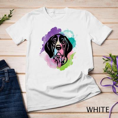 Dog Lover I Splash Art German Shorthaired Pointer Unisex T-shirt