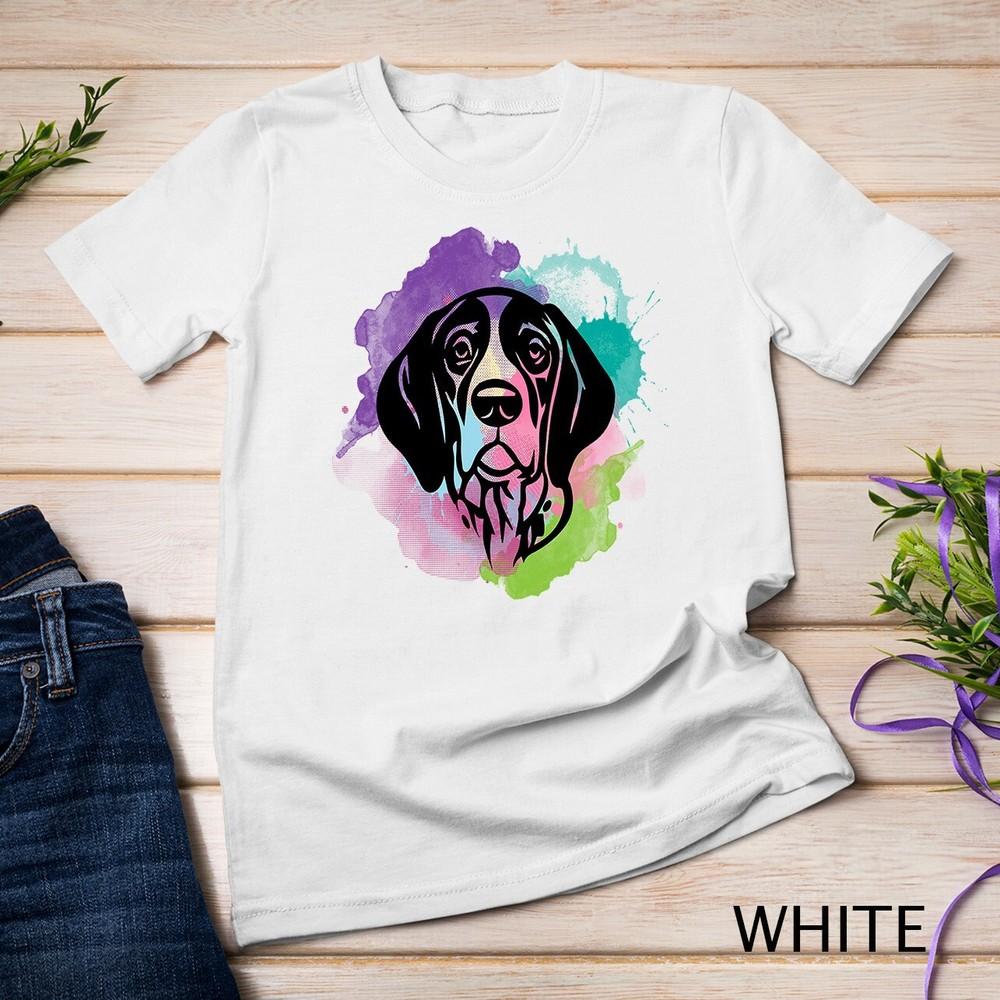 

Dog Lover I Splash Art German Shorthaired Pointer Unisex T-shirt S