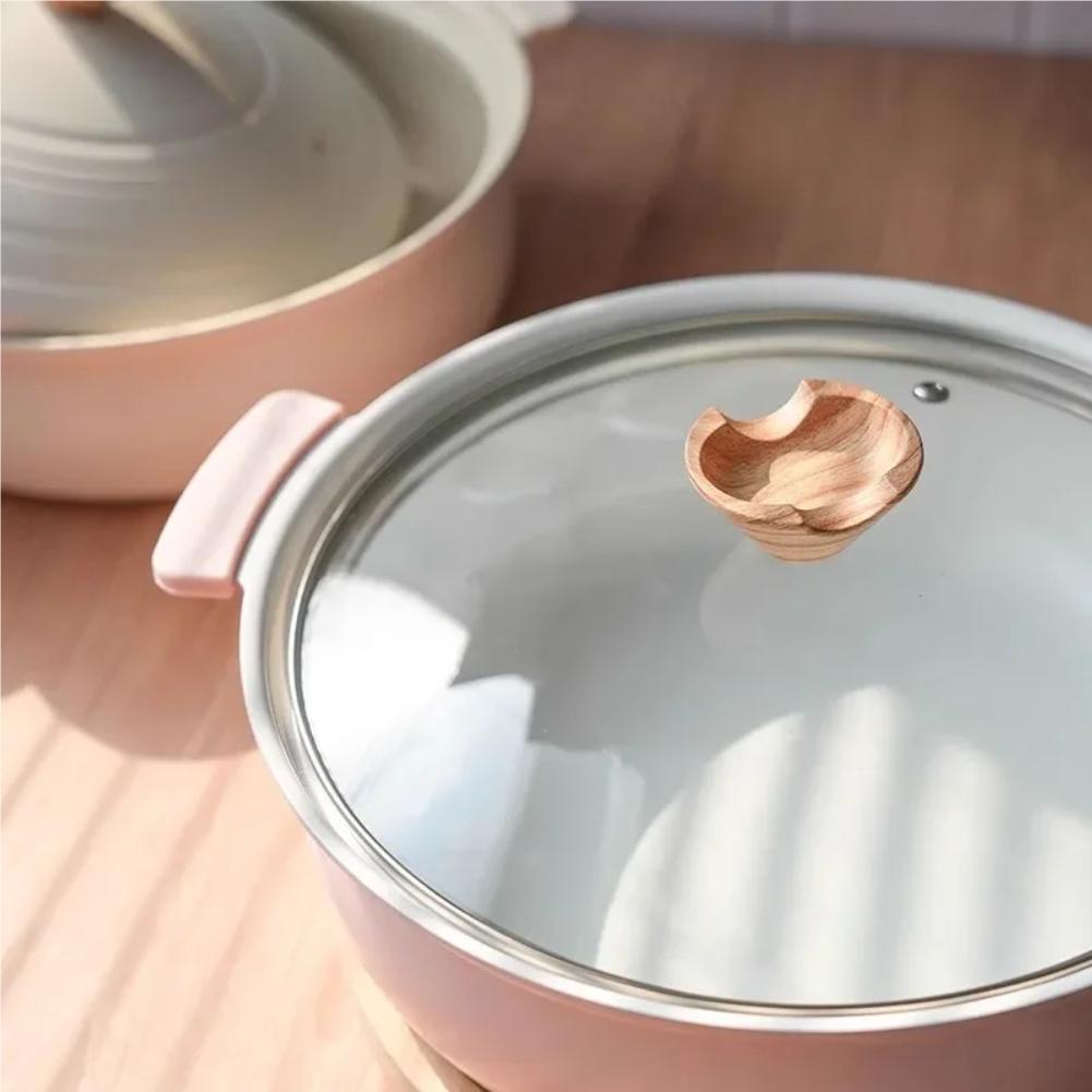 Doppelohr Tisch Suppentopf Induktionsherd Kompatibel Antihaft Slow Cooker Kleiner Hot Pot für Heimgebrauch Küchengeschirr