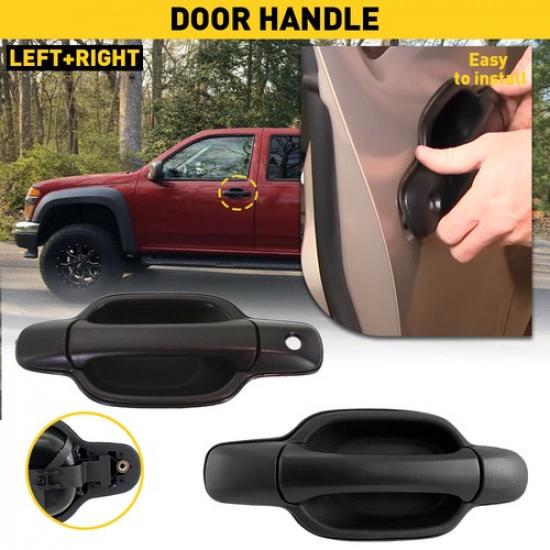 Outer Outside Exterior Door Handles Front Left & Right Pair Set