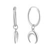 Silver Earrings Without Stones (2086567)