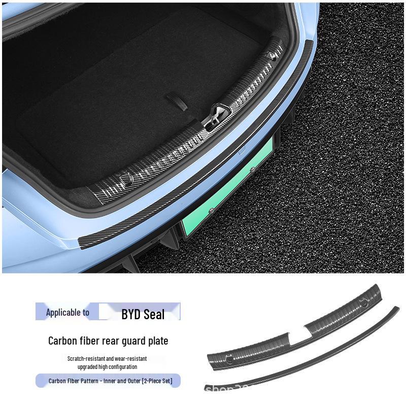BYD Seal 07 DMI Leather Rear Bumper Guard & Trunk Sill Protector