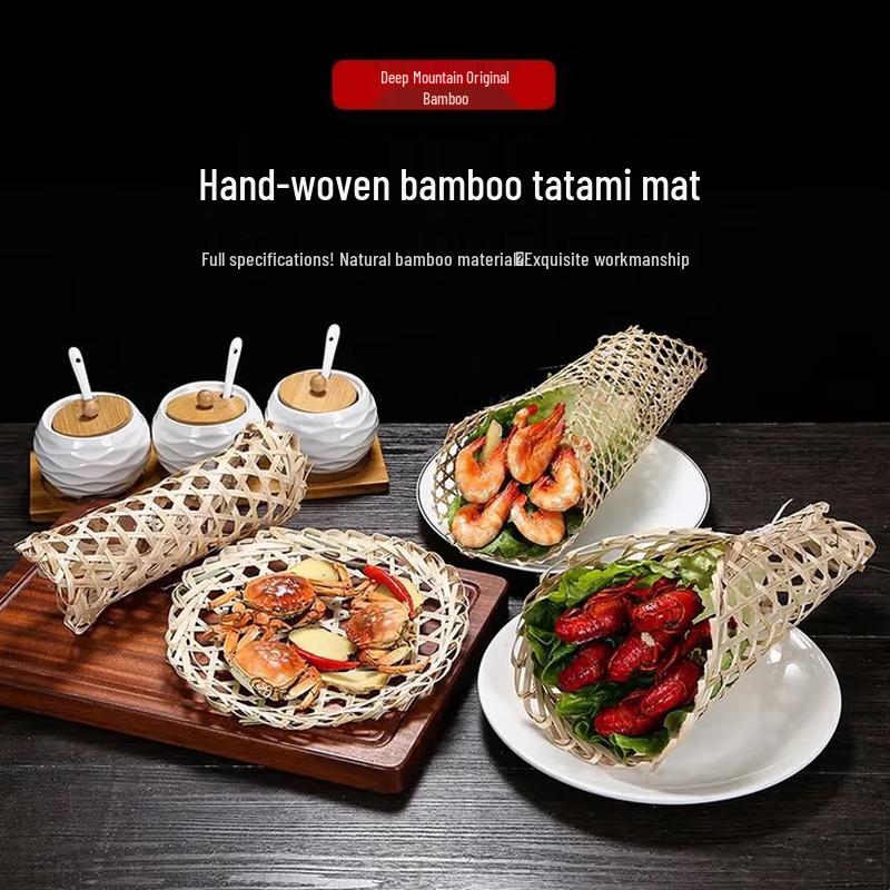 SIFAR Hand-Woven Non-Stick Bamboo Steamer Mats