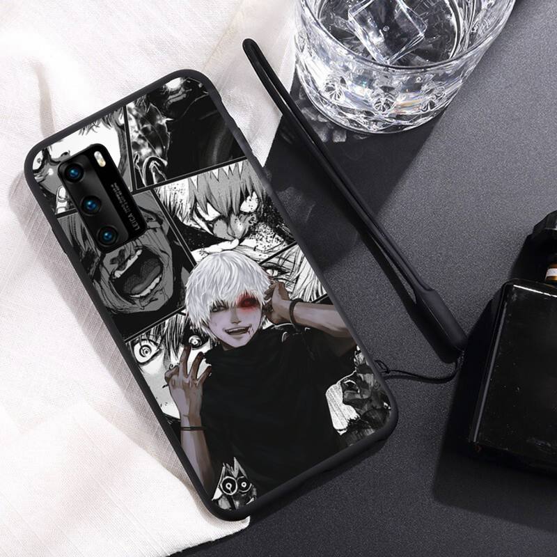 Japan Tokyo Ghoul Phone Case For Huawei Y6 Y7 Y9 Prime 2019 Y9s Mate 10 20 40 Pro Lite Nova 5t Silicone Cover