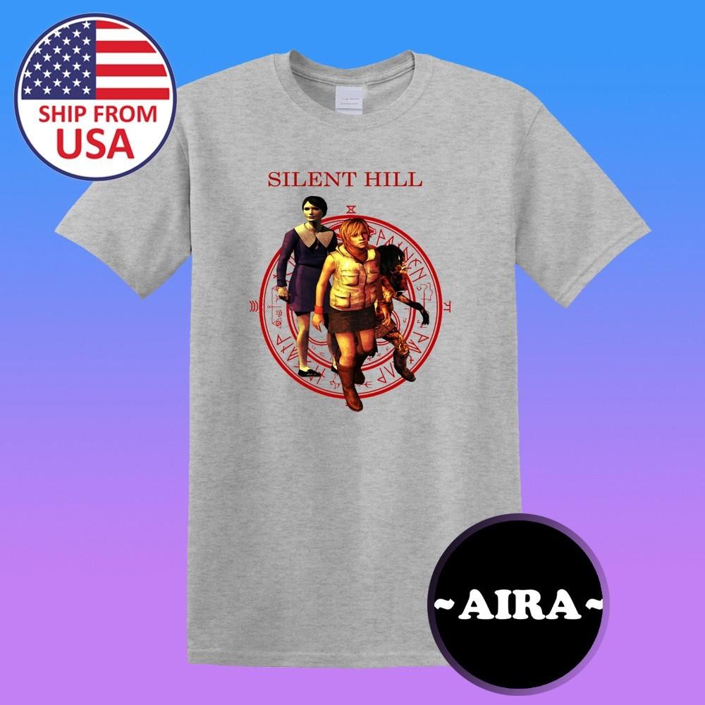 Silent Hill Horror Movie Game Men s Grey Size S-5XL 4XL