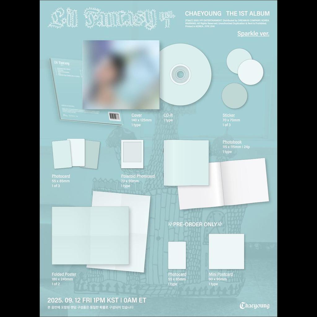 [Pre-order] CHAEYOUNG (TWICE) - LIL FANTASY Vol.1 (Sparkle Ver.)