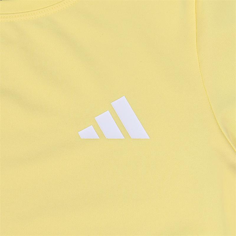 adidas T Shirt SS25 Yellow Teenagers KG3139