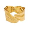 Metal Wide Irregular Open Bangle Europe American Style Alloy Cuff Bangles Minority Design Jewelry Accessories