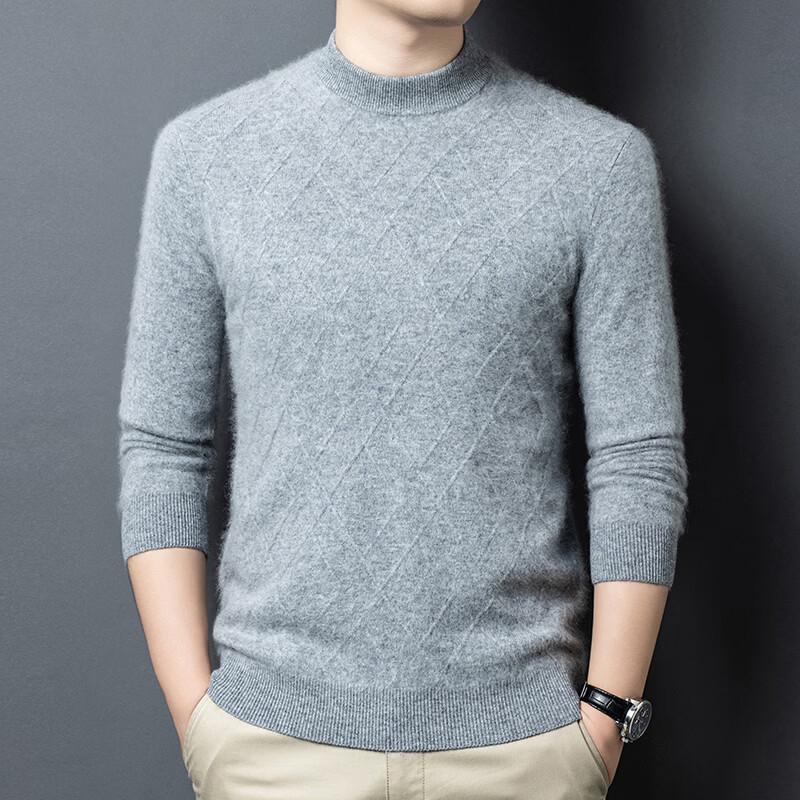 Firstview Men s Brushed Yak Wool Long-Sleeve Sweater 3XL