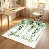 Bloemrijke Tuin Thema Kristal Fluweel Tapijt Gepersonaliseerd Aangepaste Naam Tekst Zachte Vloermat Woondecoratie