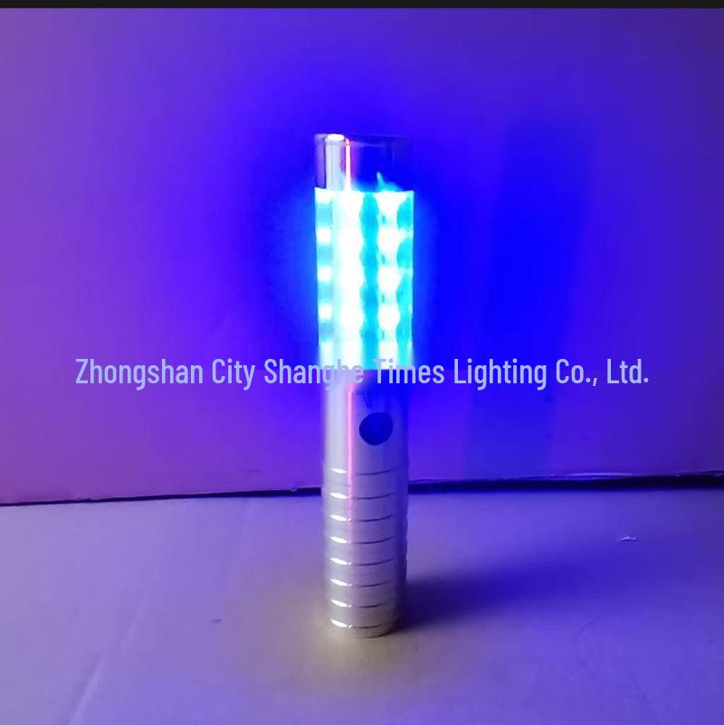 Rechargeable LED Strobe Stick for KTV & Parties - Handheld Flashing Light for Pouring Wine & Champagne Atmosphere.