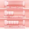 1 Készlet Légzőgyakorlat Készülék Hasiizom Erősítő Mélylégzés Súlyzó Férfiak Nők Felnőttek Tüdőkapacitás Fejlesztő Készülék