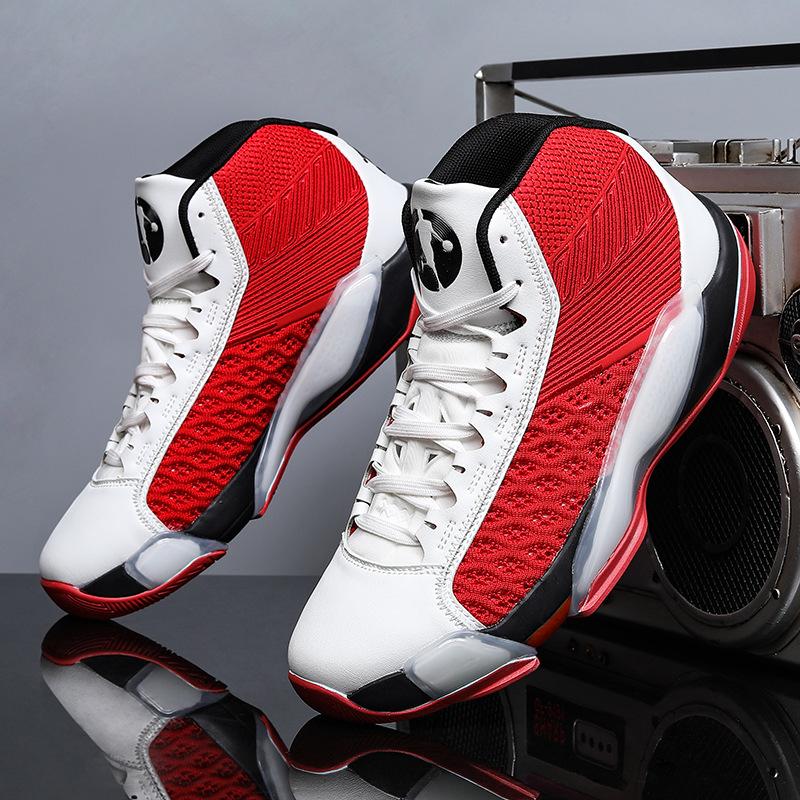 Herrenschuhe hochwertige tatsächliche Basketballschuhe Herren verschleißfest und rutschfest Sportschuhe stoßdämpfend Sound Jinjiang Sneaker Mesh Runni