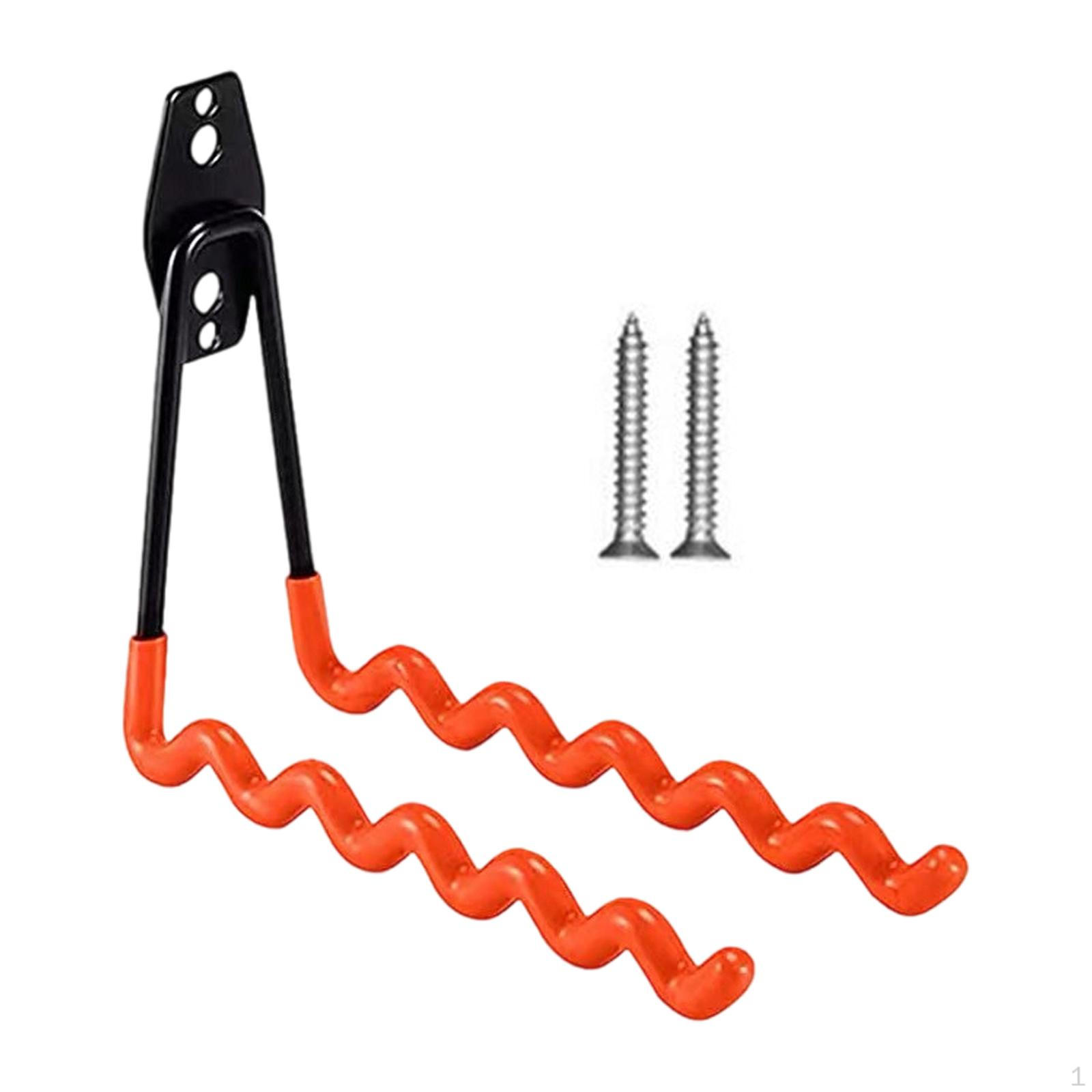 

Настенная стойка для бадминтонных ракеток, вешалка для ракеток, подставка для дисплея, держатель для тенниса для клуба оранжевый