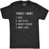 Mens Funny Car T Shirts for Car Guys Mechanic Tees for Auto Shops